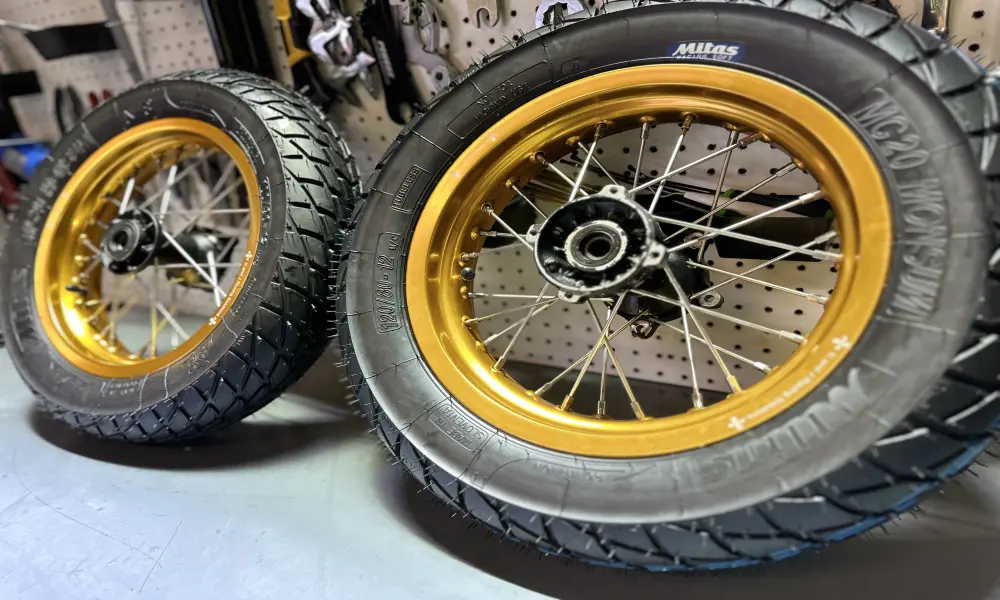 Motorcycle wheel building and service